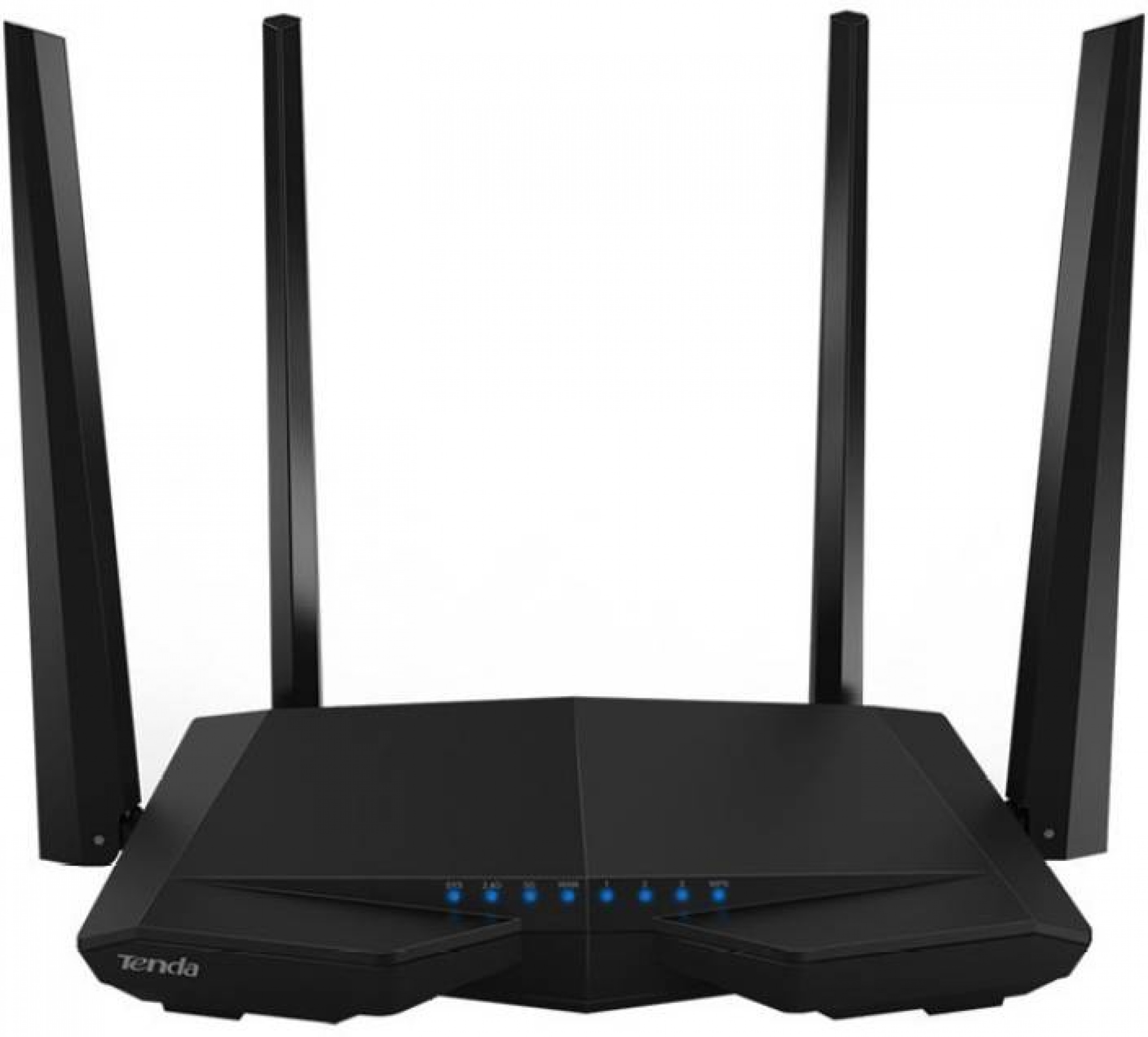 Polished Transcend Surrounded Router wireless 3 porturi AC 1200Mbps Dual-Band, 4 antene, TENDA AC6