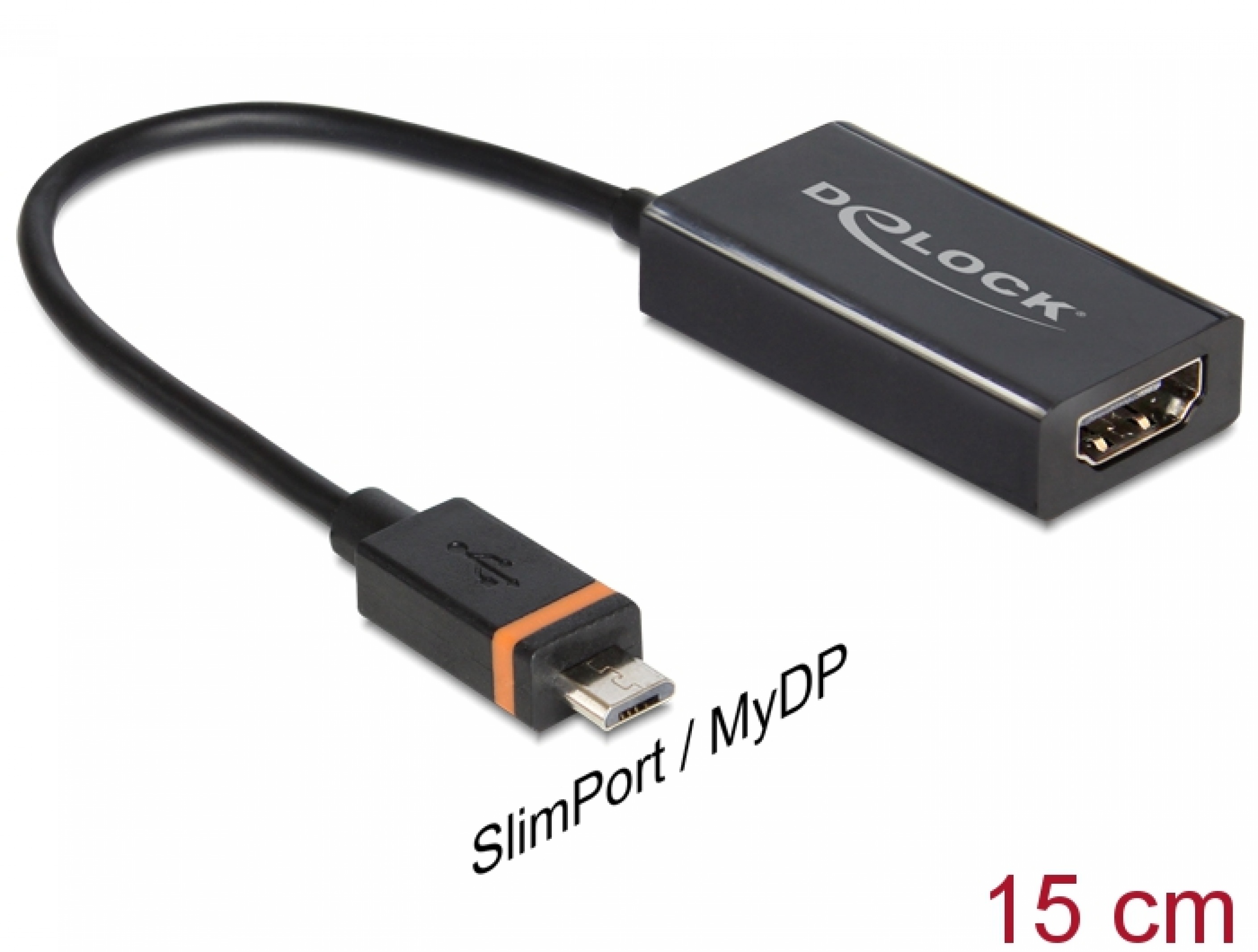 nicotine I reckon if you can Adaptor Slimport/MyDP T la HDMI + micro USB-B M, Delock 65468