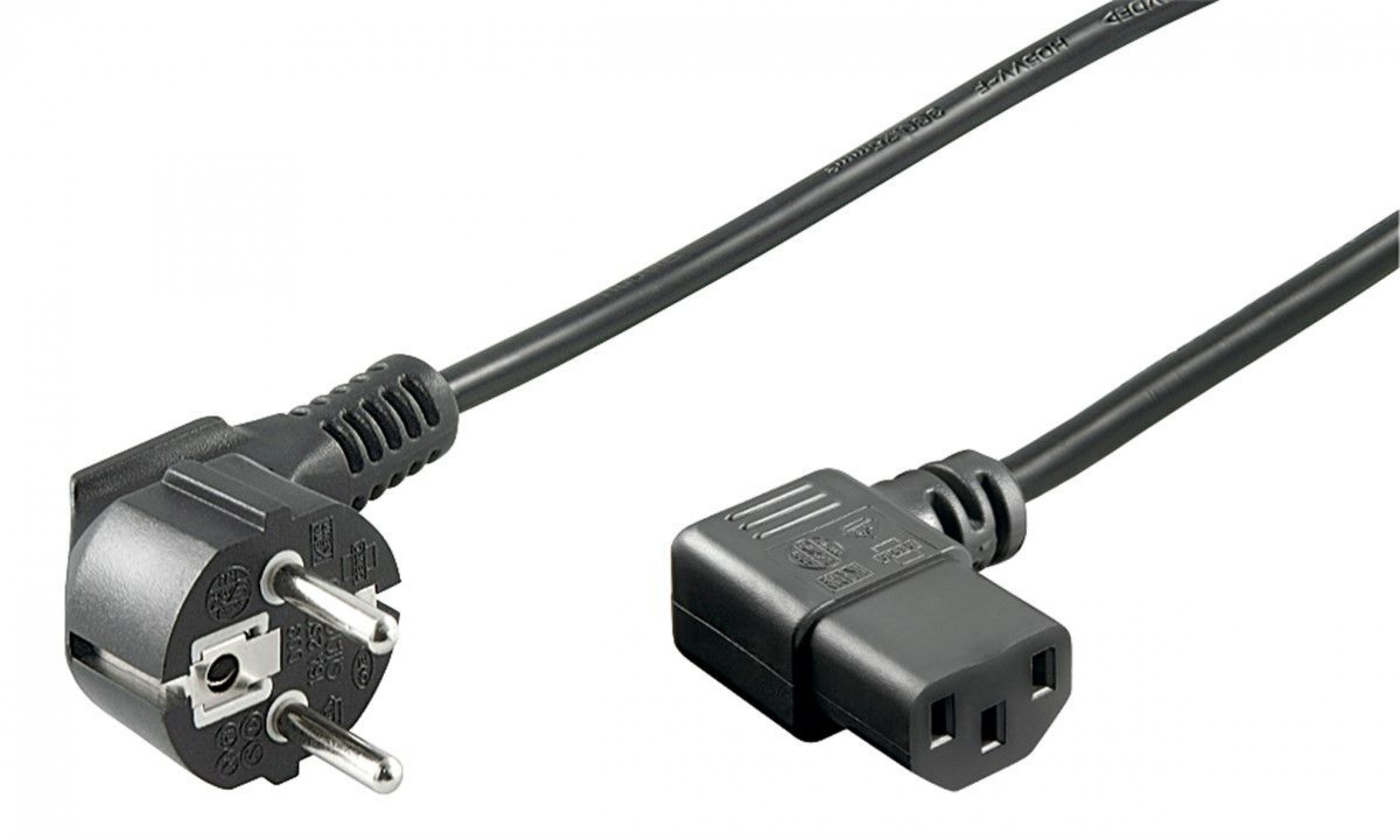 only Sticky State Cablu de alimentare PC C13 230V unghi 90 grade 5m, KPSP5-90