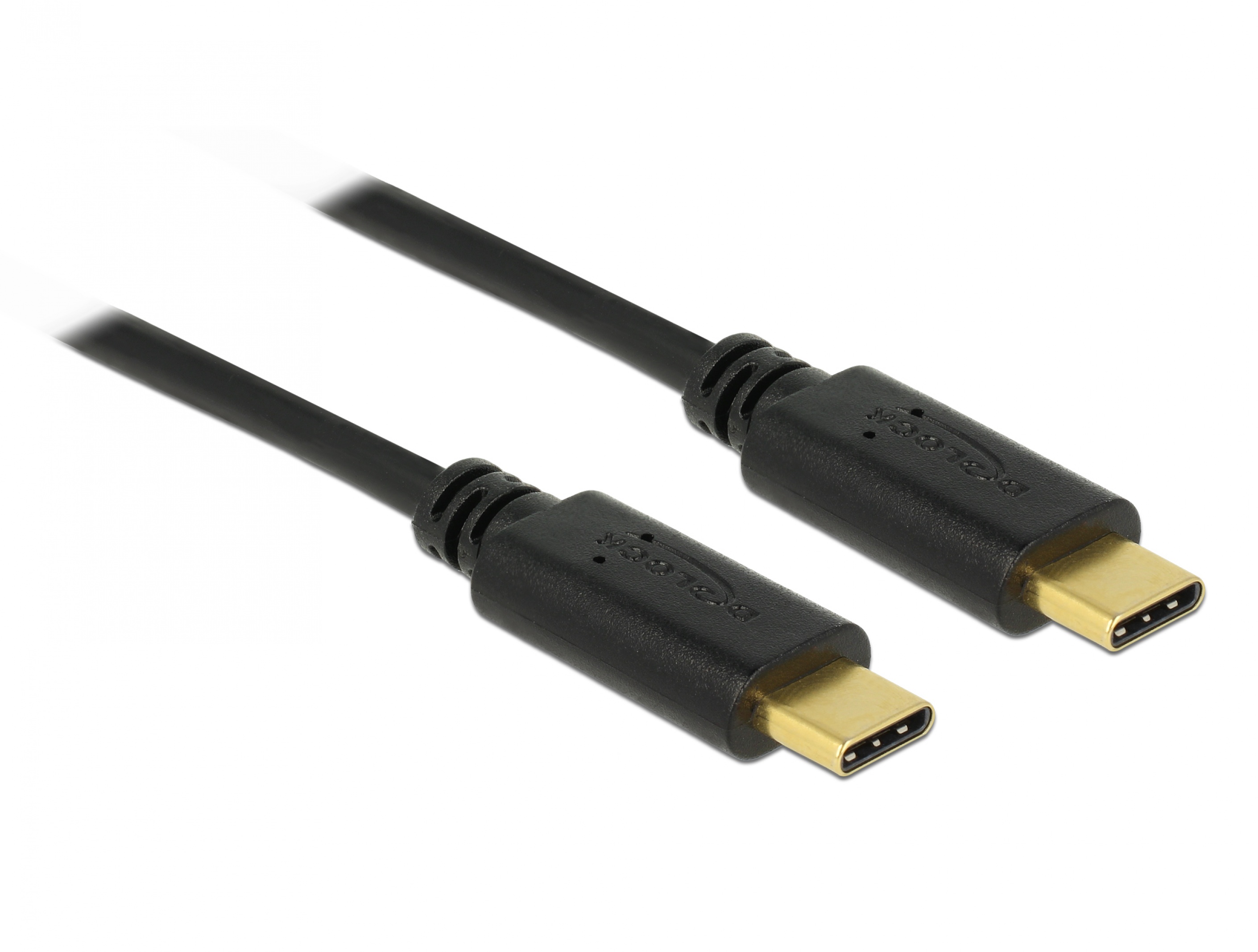 Dictate software Night Cablu USB 2.0 Tip C la tip C T-T 1m 5A E-Marker, Delock 83323