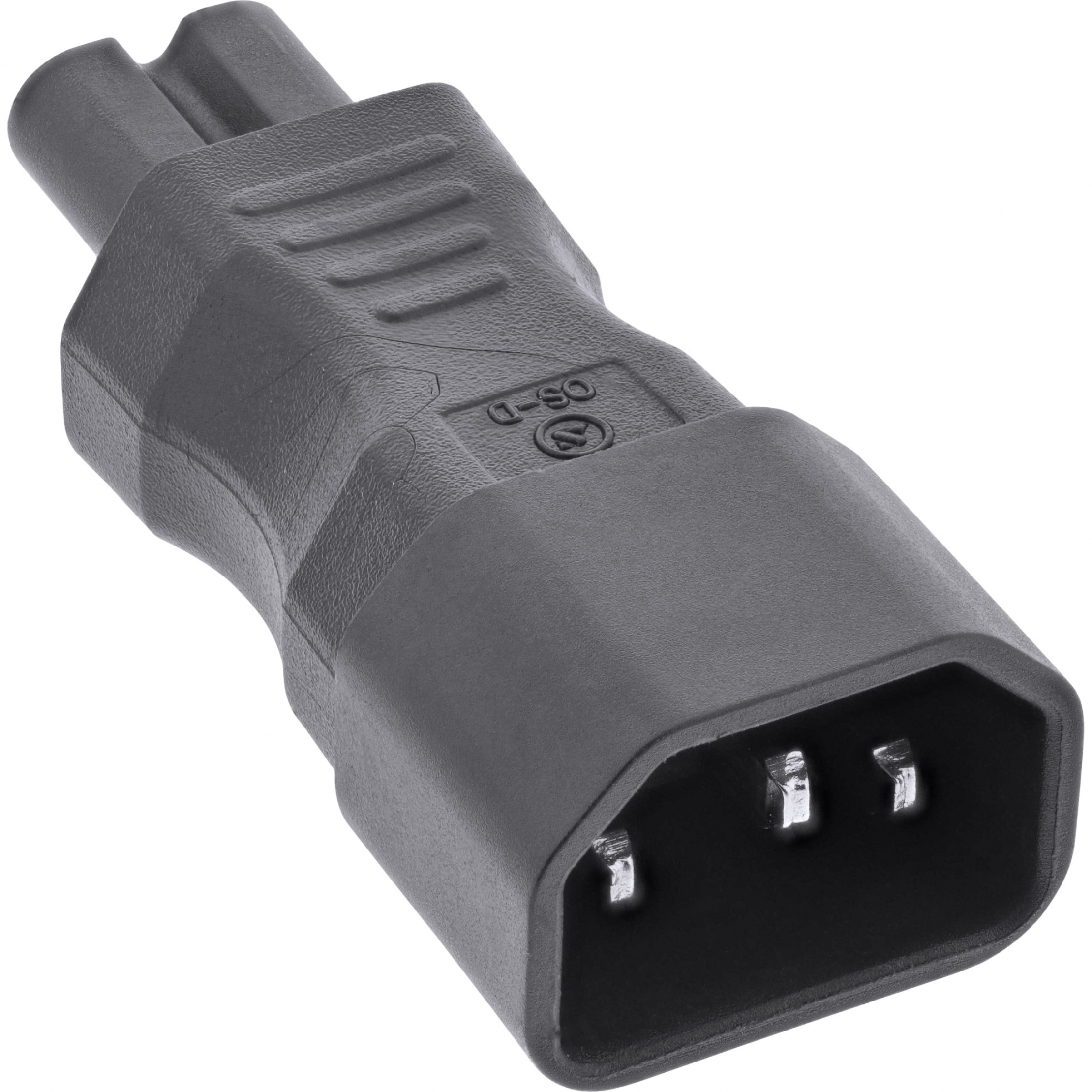 Adattatore Di Alimentazione IEC C14 A C5 Da 2,5A – Per Notebook E Dispositivi A Freddo