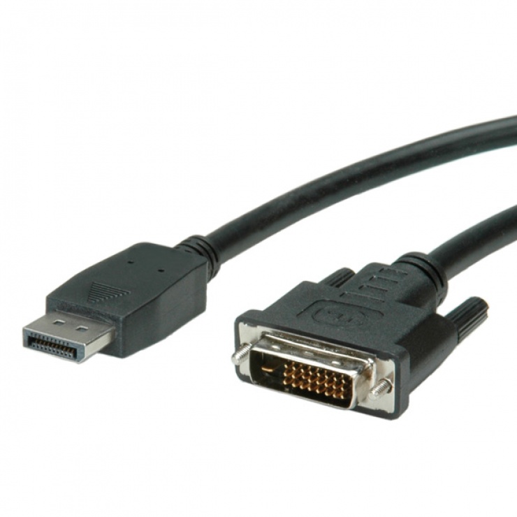 Cablu Displayport la DVI-D T-T 2m, Value 11.99.5610 imagine noua