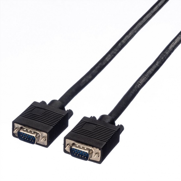 Cablu SVGA 14 pini ecranat T-T 15m, Value 11.99.5258 imagine noua