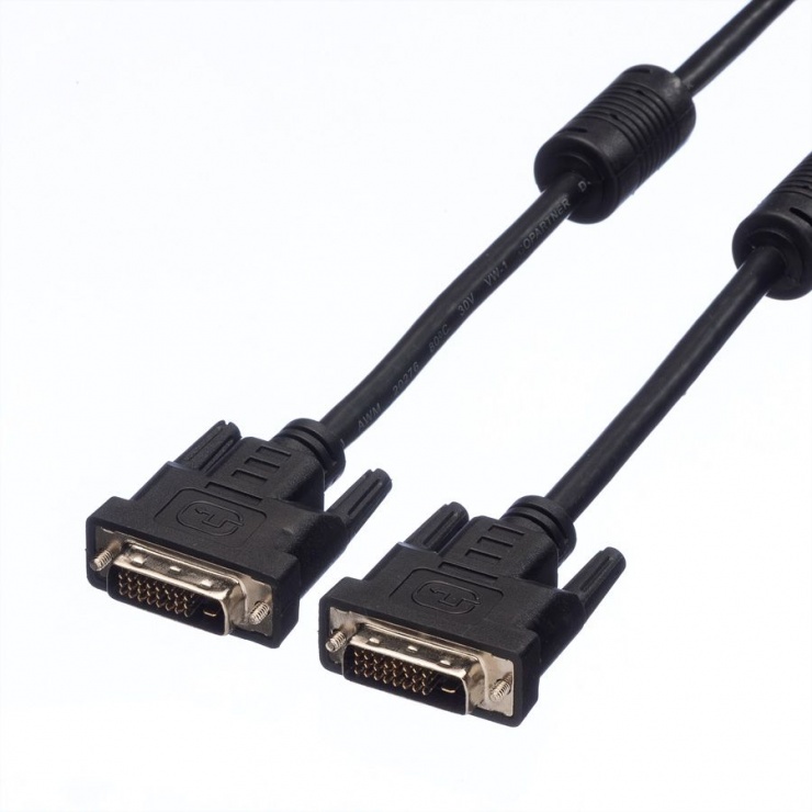 Cablu DVI Dual Link ecranat T-T 5m, Value 11.99.5555 conectica.ro