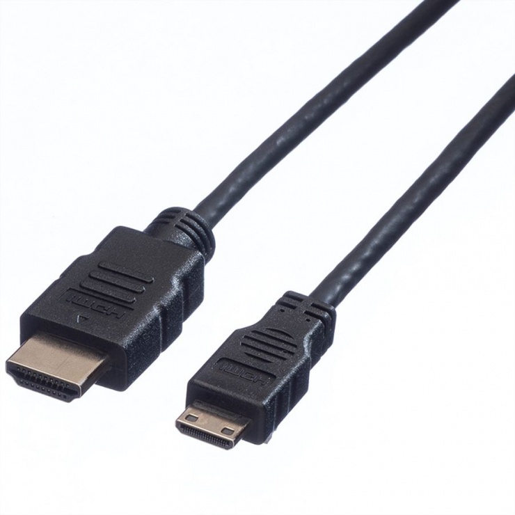 Cablu HDMI la mini HDMI-C T-T v1.4 2m, Value 11.99.5580 conectica.ro