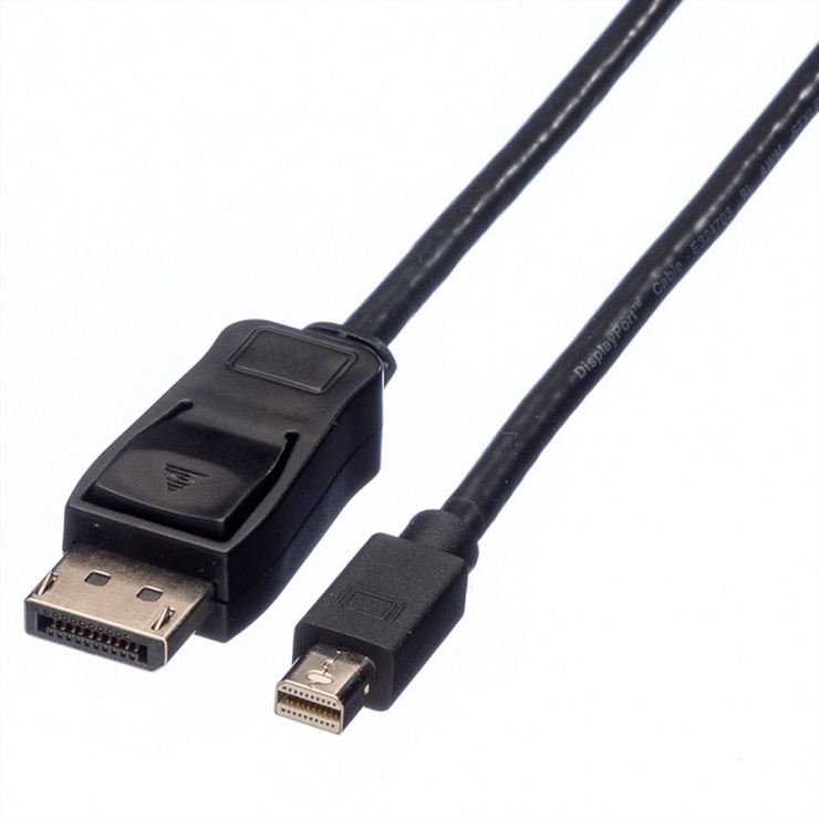 Cablu Mini Displayport la Displayport T-T 2m Negru, Value 11.99.5635