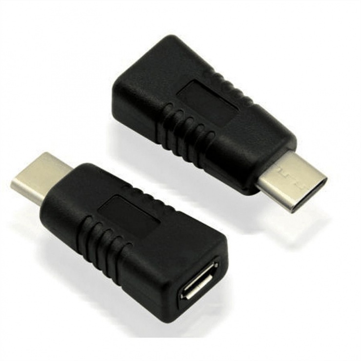 Adaptor USB tip C 2.0 la micro USB T-M, Value 12.99.3190 12.99.3190