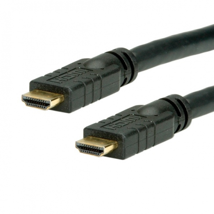 Cablu hdmi high speed cu repeater t-t 25m, roline 14.01.3466