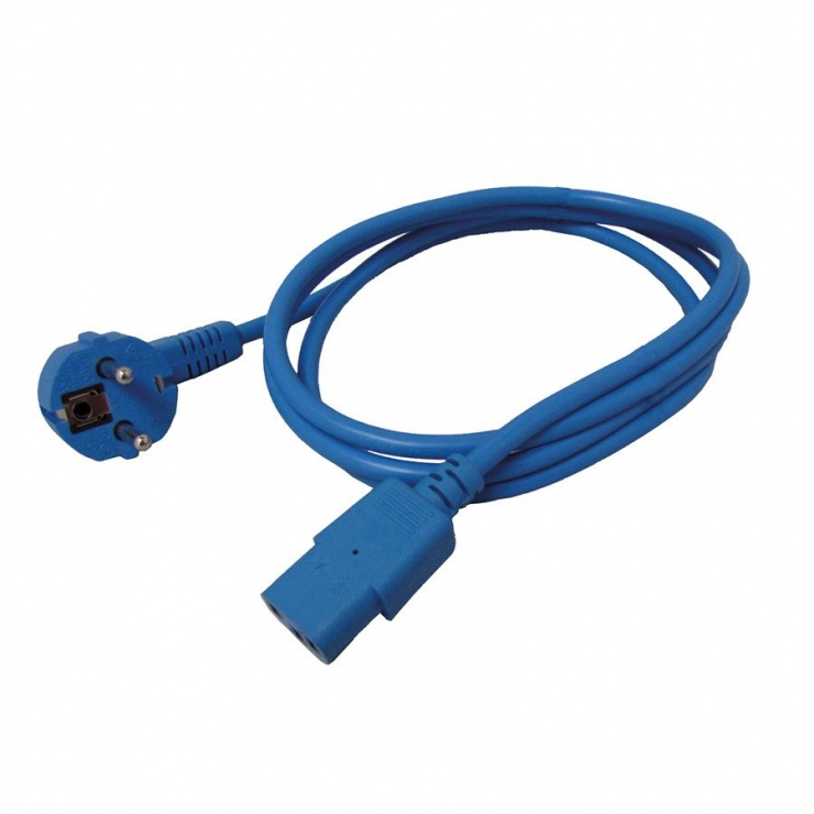 Cablu alimentare PC C13 1.8m Albastru, Roline 19.08.1012