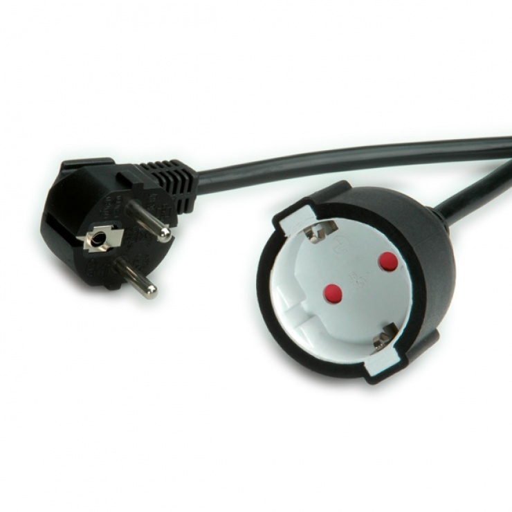 Cablu prelungitor Schuko 230V 3m, Value 19.99.1166 conectica.ro
