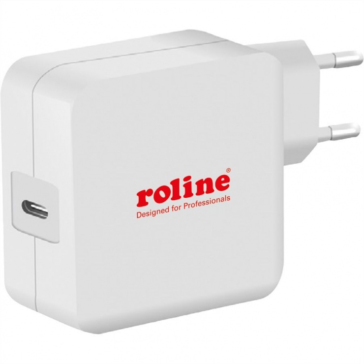 Incarcator priza power iq cu 1 x usb-c 3.5a 65w, roline 19.11.1029
