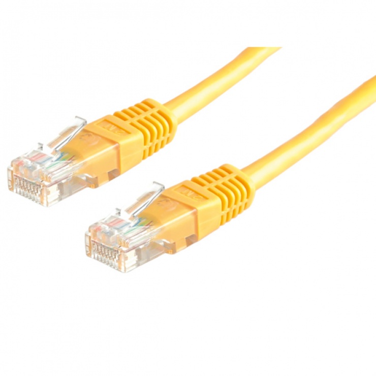 Cablu retea UTP Value Cat.6 galben 1.5m, 21.99.0952 conectica.ro