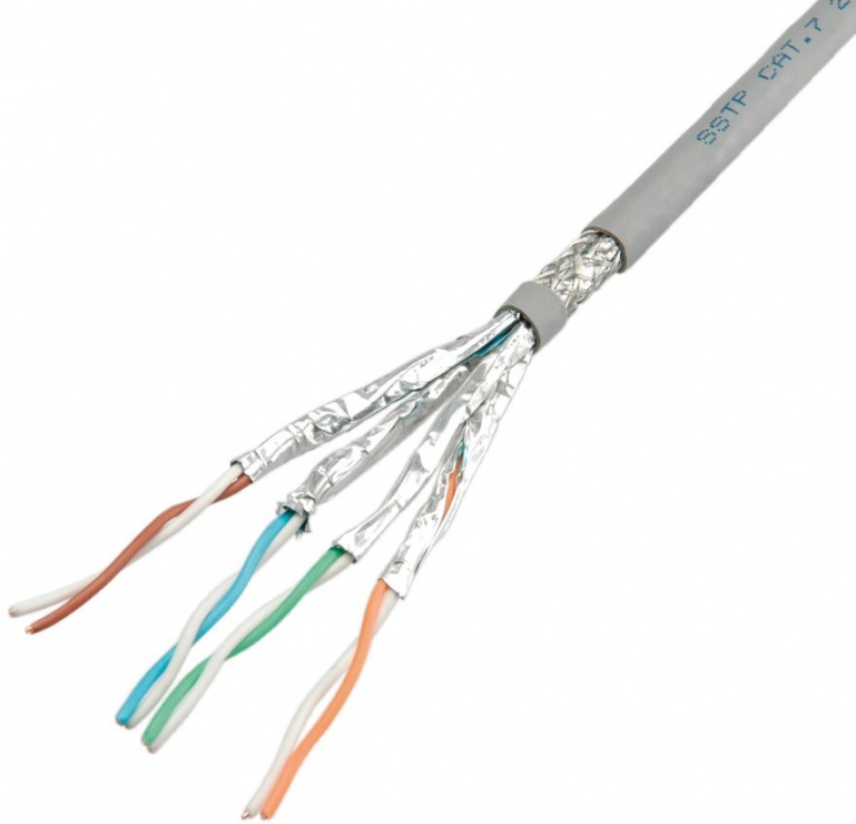 Cablu de retea S / FTP (PiMF) cat 6 fir solid 300m, Value 21.99.0892 (PiMF) imagine noua