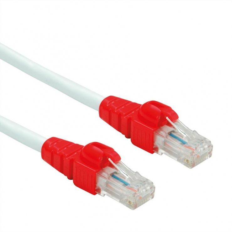 Cablu de retea EASY UTP cat. 6A Alb 3m, Roline 21.15.2464 21.15.2464
