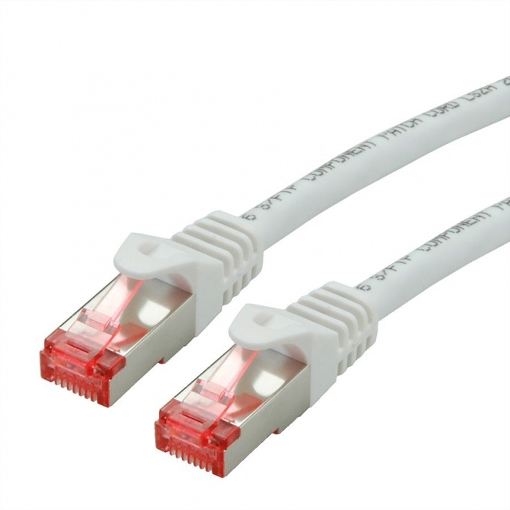Cablu de retea sftp cat 6 component level lsoh alb 20m, roline 21.15.2669