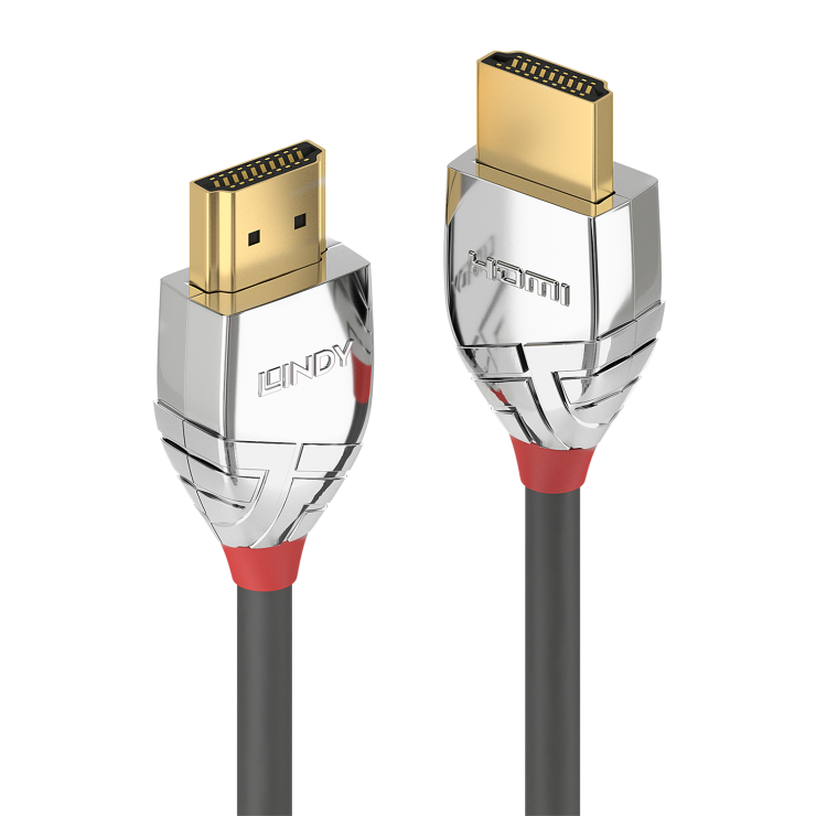 Cablu hdmi cromo line uhd 4k t-t 7.5m gri, lindy l37875