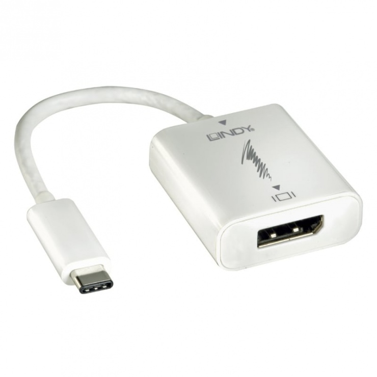 Adaptor usb 3.1 tip c la displayport t-m, lindy l43193