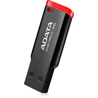 Stick usb 3.0 32gb adata uv140 black & red