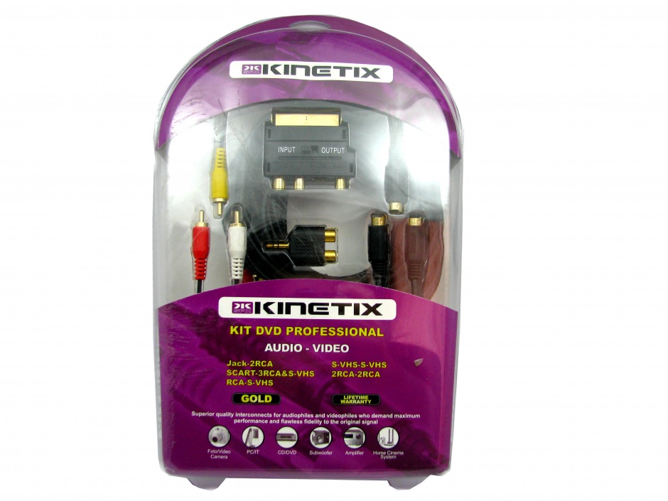 Discover the product Kit Audio/Video Profesional (Scart, Jack, RCA), KTCBLHE12102 from conectica.ro