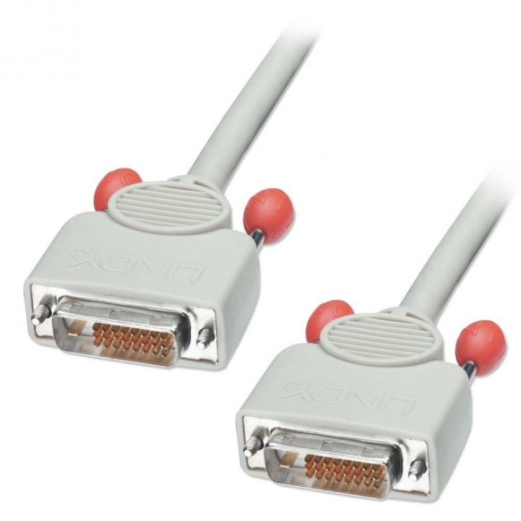 Cablu DVI-D Dual Link Premium 0.5m, Lindy L41238 0.5m