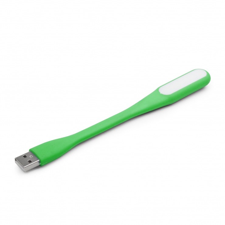 Lampa led pentru notebook pe usb verde, gembird nl-01-g