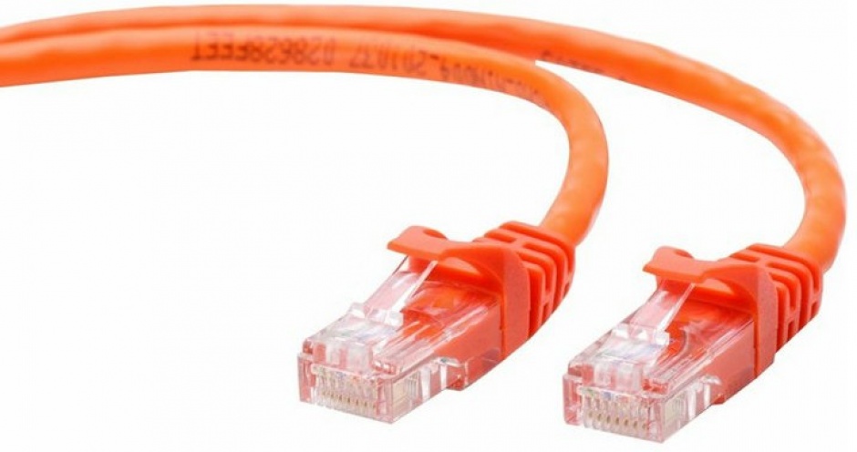 Cablu retea UTP Cat 5e 2m orange, Gembird conectica.ro