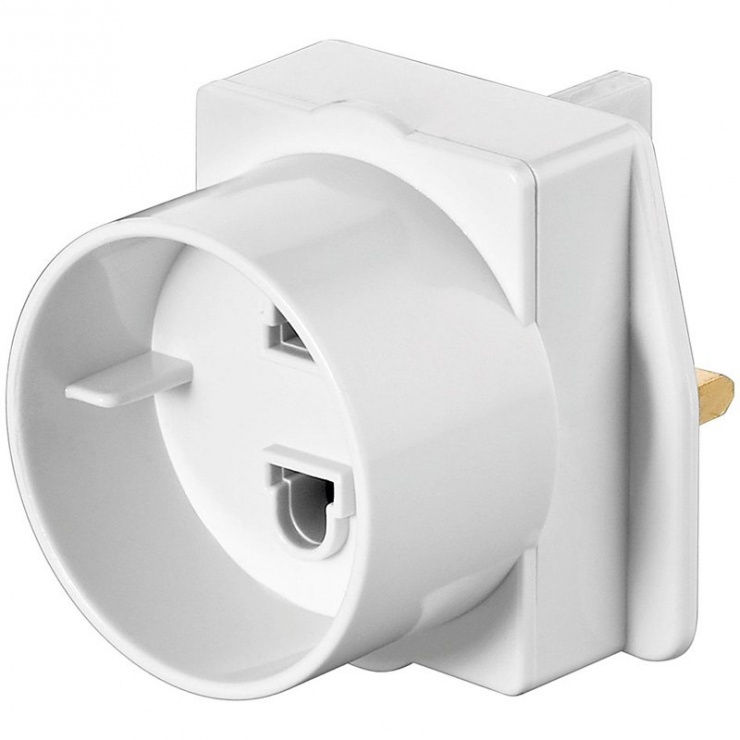 Adaptor priza Europa la UK, Goobay 93255