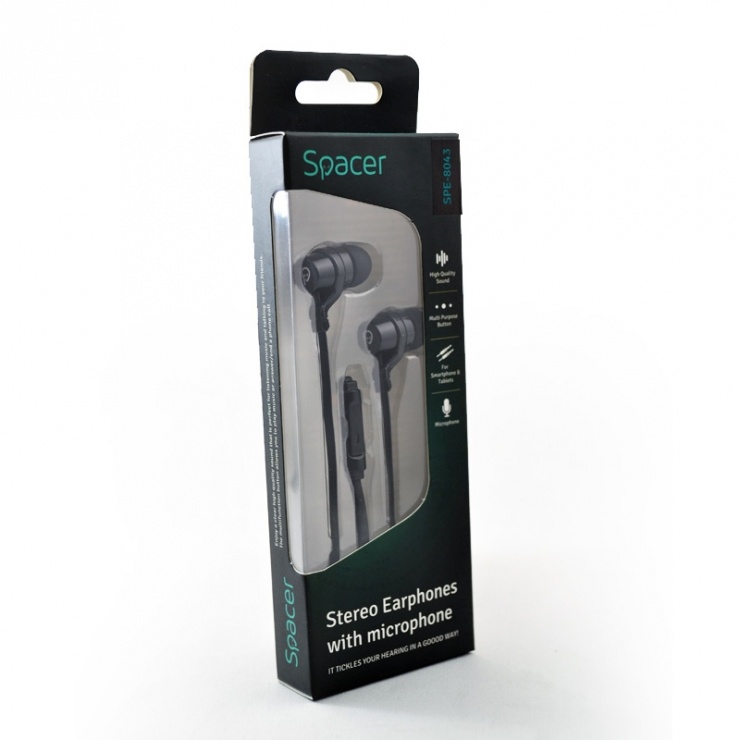Casti interne cu microfon, spacer spe-8043