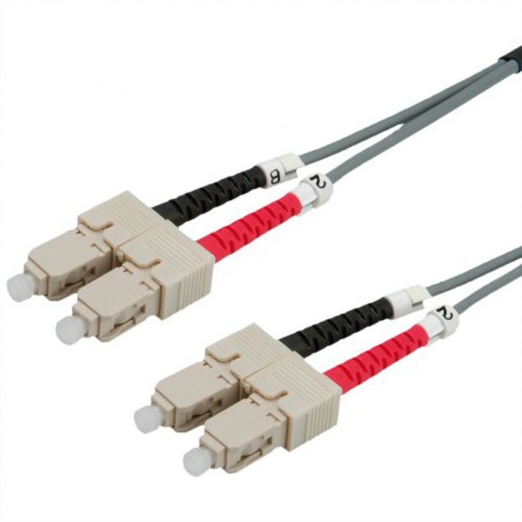 Cablu fibra optica sc-sc duplex multimode 2m, value 21.99.9902