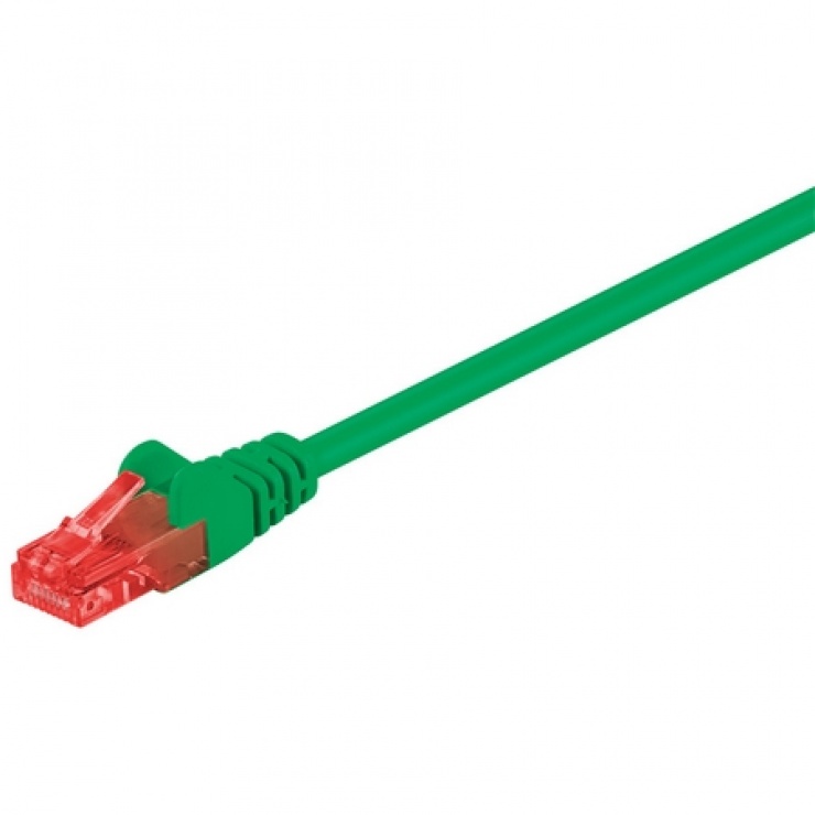Cablu retea UTP cat.6 Verde 1m