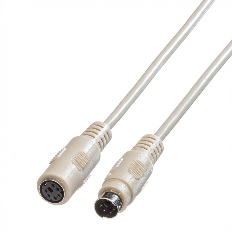 Cablu prelungitor PS/2 1.8M, Roline 11.01.5618 conectica.ro