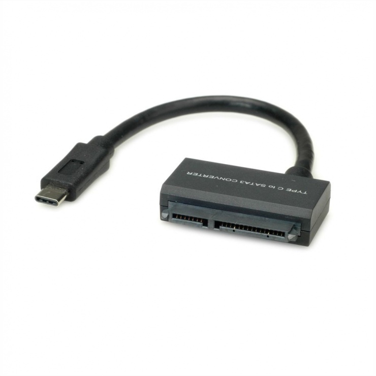 Convertor USB 3.1-C la SATA III pentru HDD/SSD 2.5″, Value 12.99.1051 conectica.ro