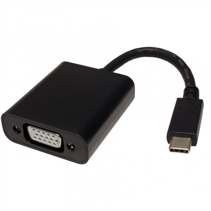 Adaptor USB 3.1 tip C la VGA T-M, Value 12.99.3200 conectica.ro