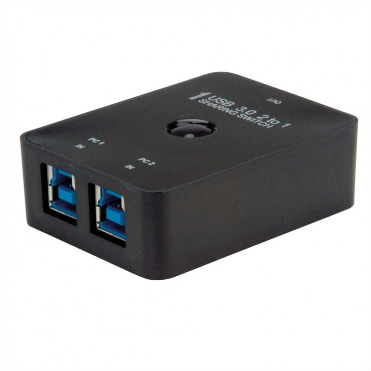 Switch manual USB 3.0 2 PC x 1 periferica, Value 14.99.2015 14.99.2015 imagine noua tecomm.ro
