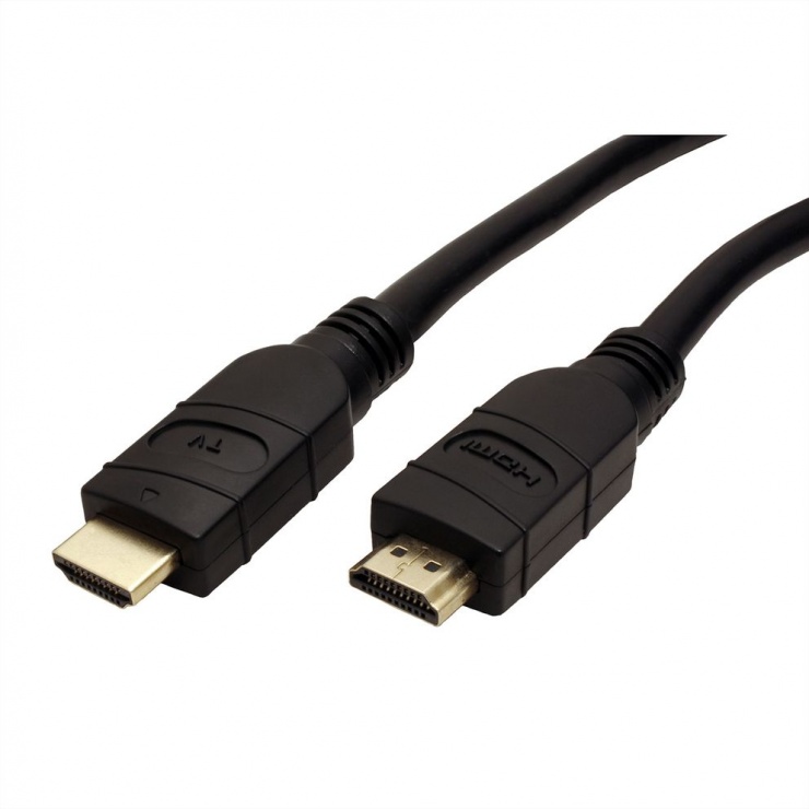 Cablu HDMI activ UHD 4K2K T-T 15m Negru, Value 14.99.3452 14.99.3452