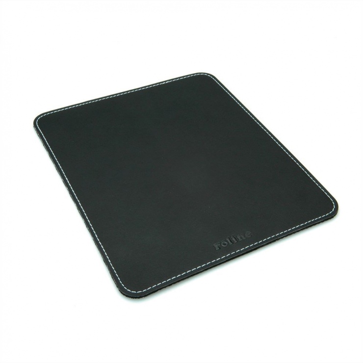 Mouse pad imitatie piele negru, roline 18.01.2046