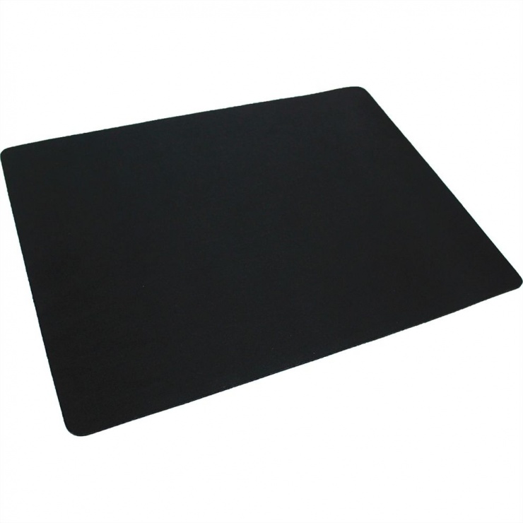 Mouse pad Gaming soft 350x260mm Negru, Roline 18.01.2044 conectica.ro