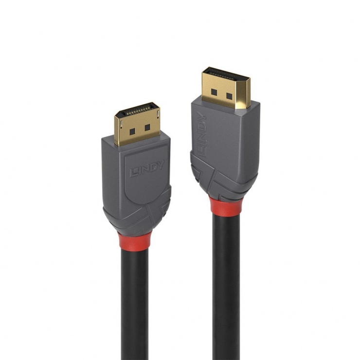 Cablu displayport 8k / 4k@160hz v1.4 t-t 1m anthra line, lindy l36481