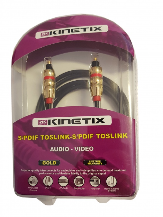 Discover the product Cablu GOLD audio digital Toslink 2m, KTCBLHE13043 from conectica.ro