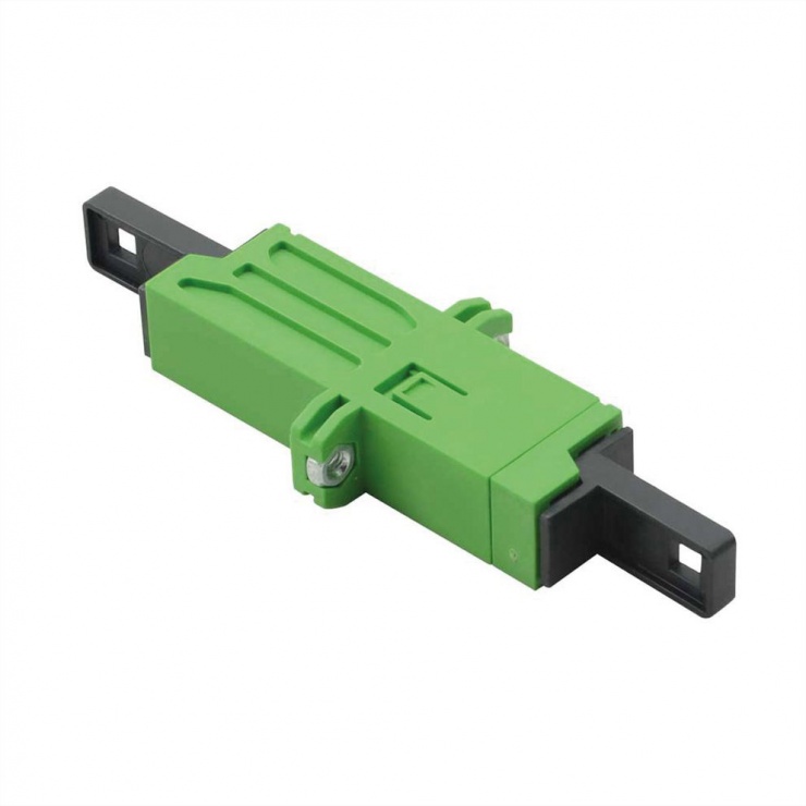 Cupla fibra optica LSH Simplex Verde Single mode, Roline 21.17.0040 conectica.ro