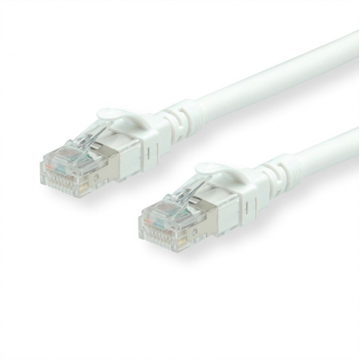 Cablu de retea sftp cat 6a 1.5m component level lsoh alb, roline 21.15.1996