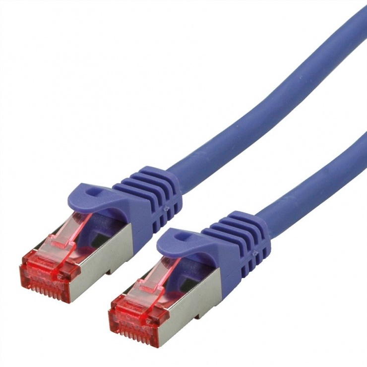 Cablu de retea SFTP cat 6 Component Level LSOH mov 10m, Roline 21.15.2917