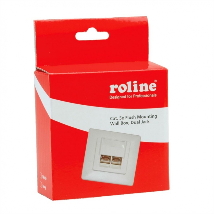 Priza rj45 ingropata cat. 5e neecranata, roline 25.16.8506