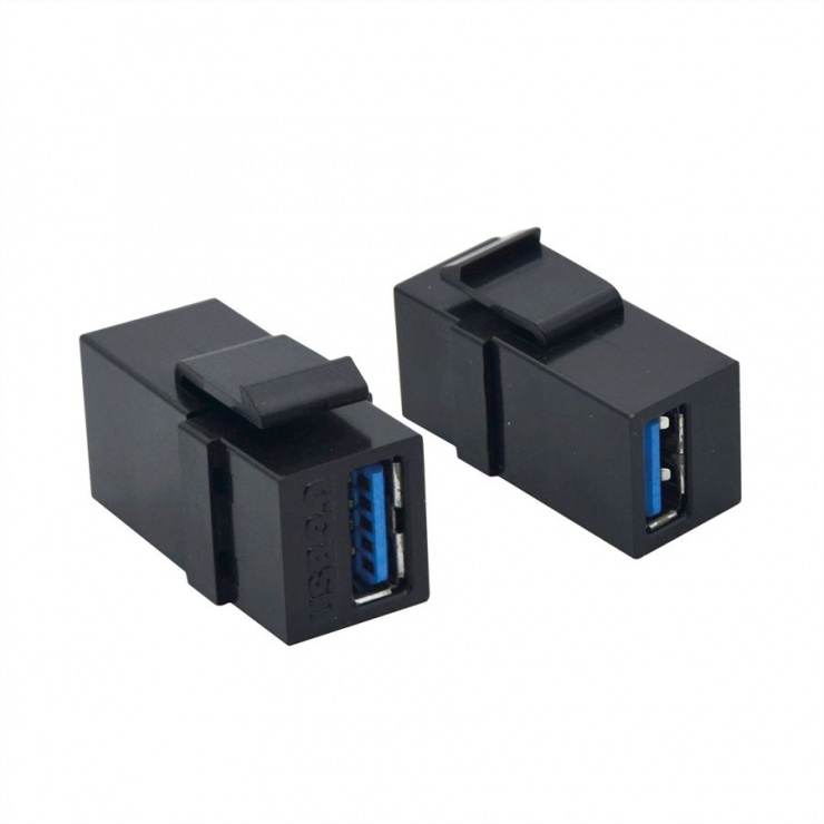 Keystone USB 3.0 M-M negru, Value 25.99.8207 conectica.ro
