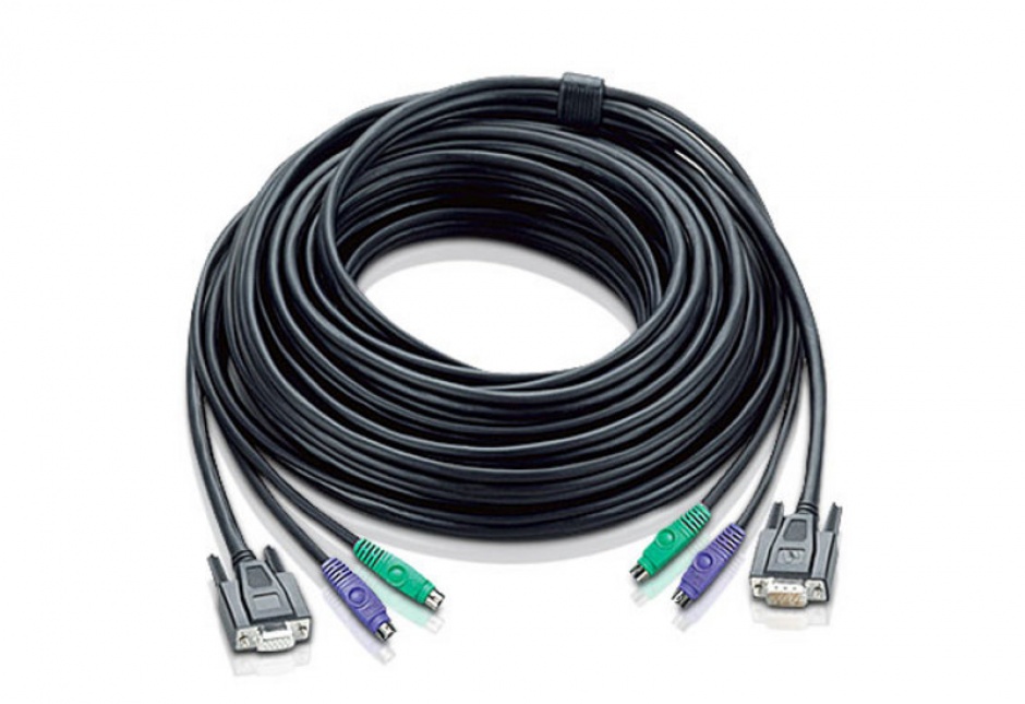 Cablu VGA pentru KVM PS/2 10m, ATEN 2L-1010P/C imagine noua