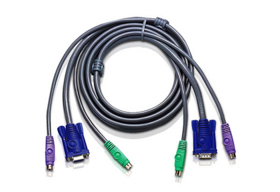 Cablu PS2/VGA pentru KVM 5m, ATEN 2L-5005P/C 2L-5005P/C imagine noua tecomm.ro
