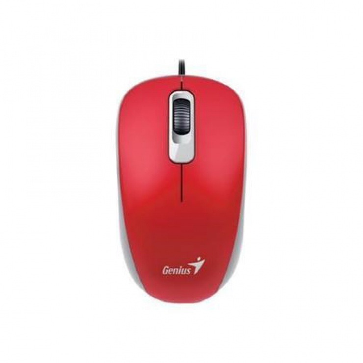 Mouse optic USB Red DX-110, Genius conectica.ro