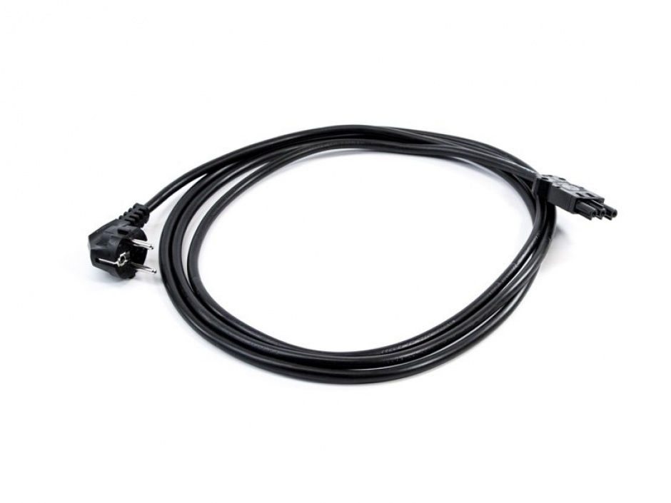 Cablu de alimentare Schuko la GST18-3 3m negru, Bachmann 375.003 imagine noua