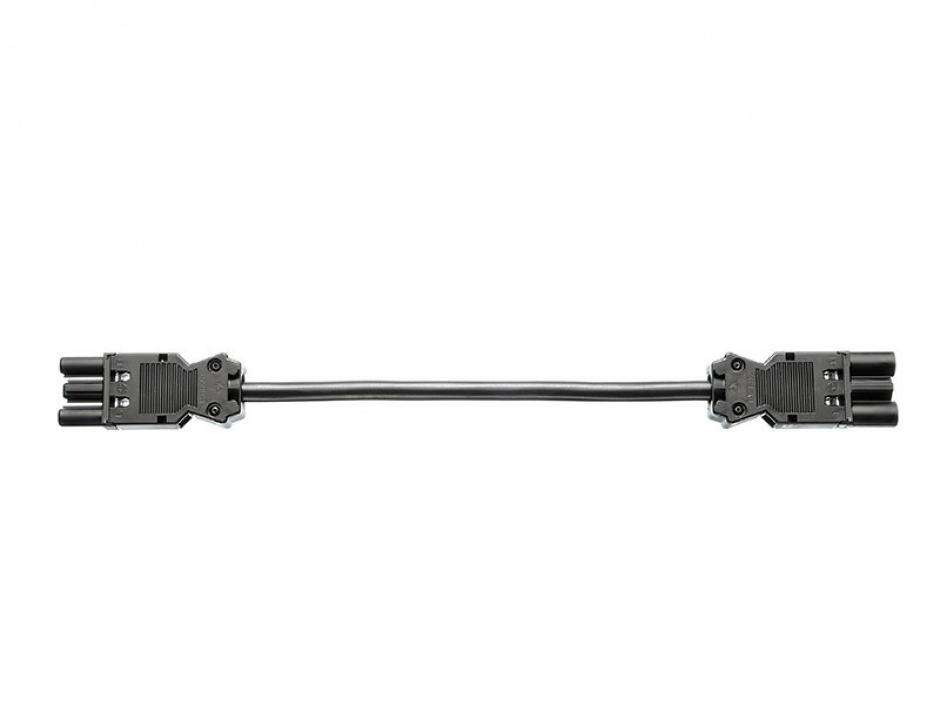 Cablu prelungitor GST18-3 pini T-M 2m negru Halogen Free, Bachmann 375.082 imagine noua