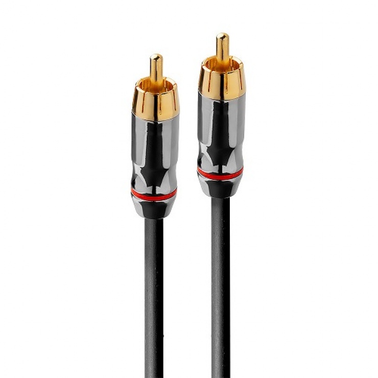 Cablu audio Composite/Digital Coaxial RCA T-T Premium Gold 5m, Lindy L37899 conectica.ro imagine noua tecomm.ro